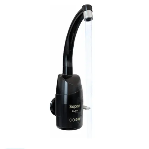 Torneira Elétrica Luna Parede 4T Black 5500w 220v Zagonel